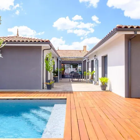 Superbe Maison Avec Piscine Casa de Férias Parentis-en-Born